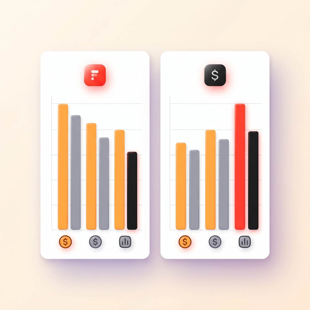 Creator revenue tier illustration comparing platform fee cuts