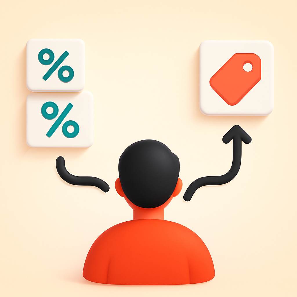 Flat fee vs percentage pricing comparison for creators
