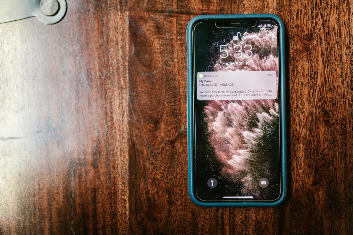 Mobile phone showing Telegram community membership channel