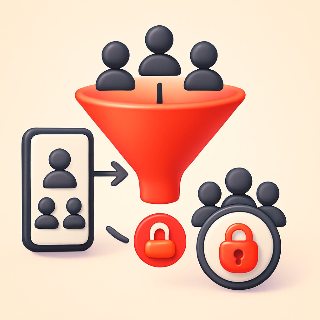 Telegram membership site funnel from fan discovery to paid access