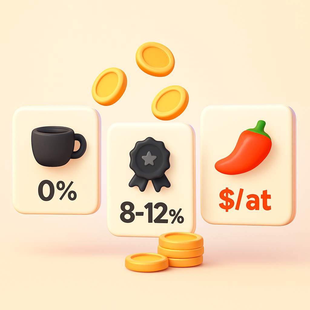 Platform fee breakdown comparison illustration