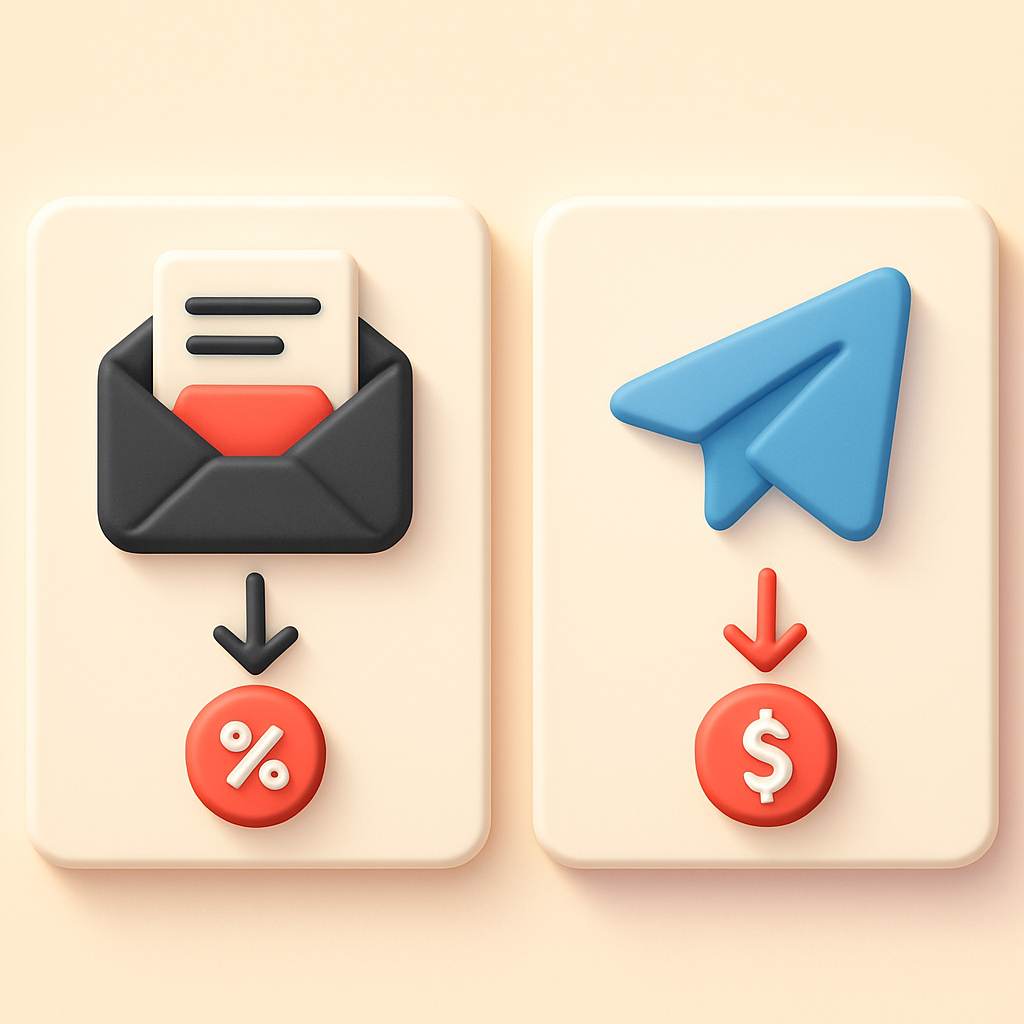 Paid newsletter Telegram alternative showing direct creator payment flow versus platform fee model