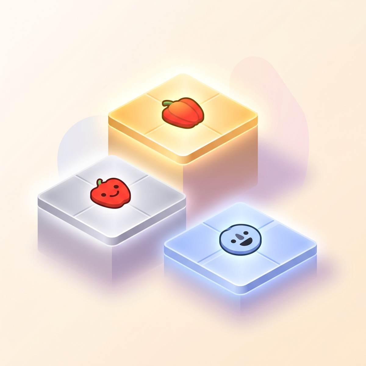 Abstract minimal illustration of three ascending membership tiers for telegram vip channel structure