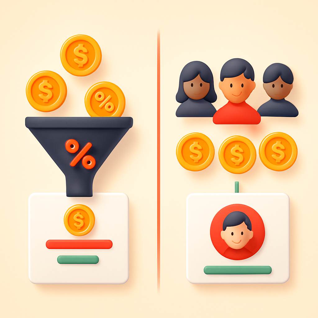 Patreon fee comparison illustration showing revenue lost to platform fees versus direct payments