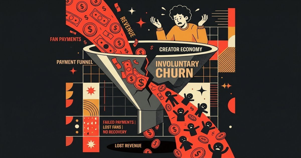 InviteMember churn funnel showing 20-40% involuntary churn from failed payments with no recovery versus Paprika retention engine
