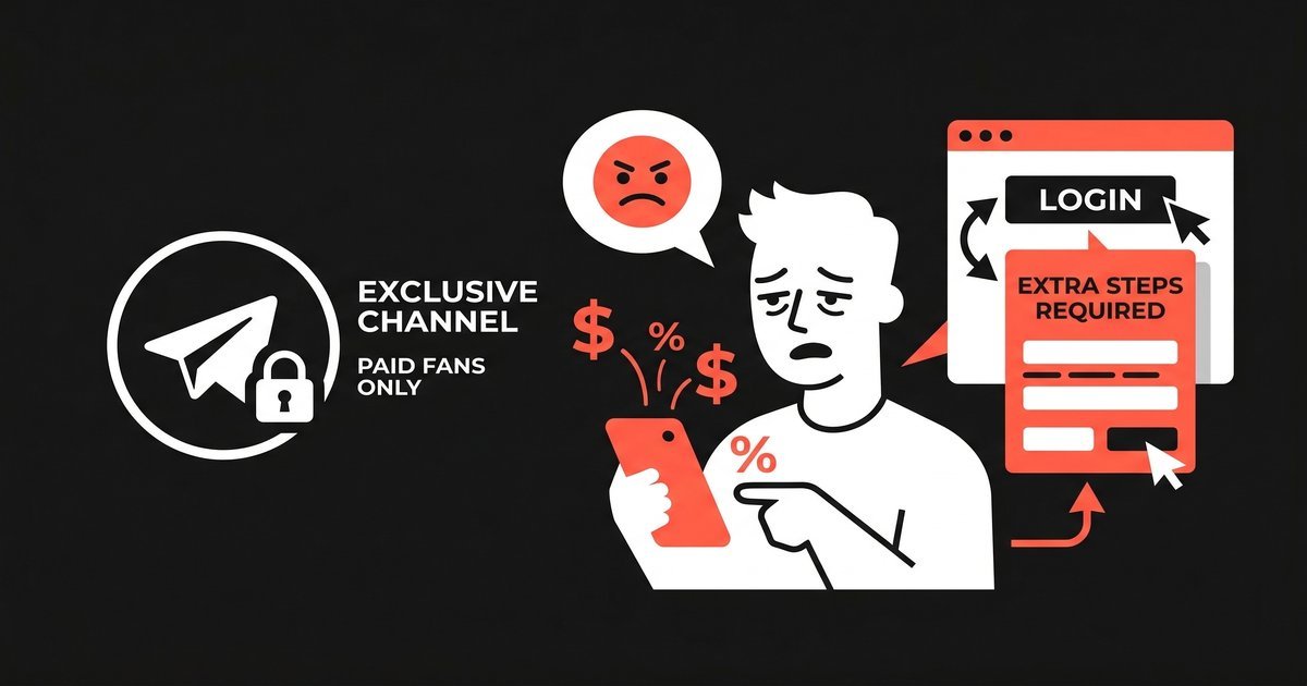 Creator frustrated by LaunchPass fees and external redirects when selling Telegram channel access, switching to Paprika