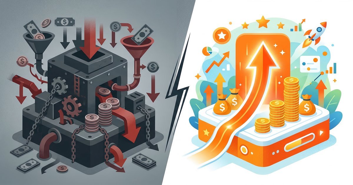 Paprika vs Patreon comparison — zero commission vs 8-12% platform fee